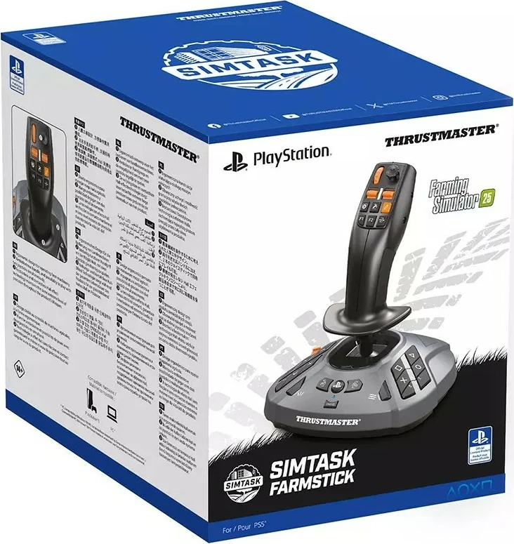 Joystick Thrustmaster SimTask FarmStick P për PlayStation/PC, gri