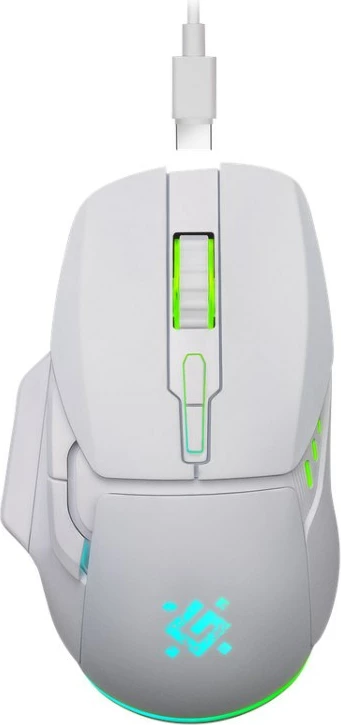 Maus wireless Defender STIX GM-009, 3200 DPI, 6 butona, i bardhë