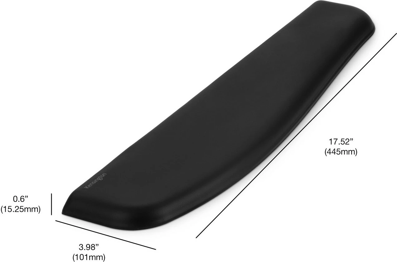 Mbështetëse dore Kensington ErgoSoft për tastierë standarde, xhel, e zezë