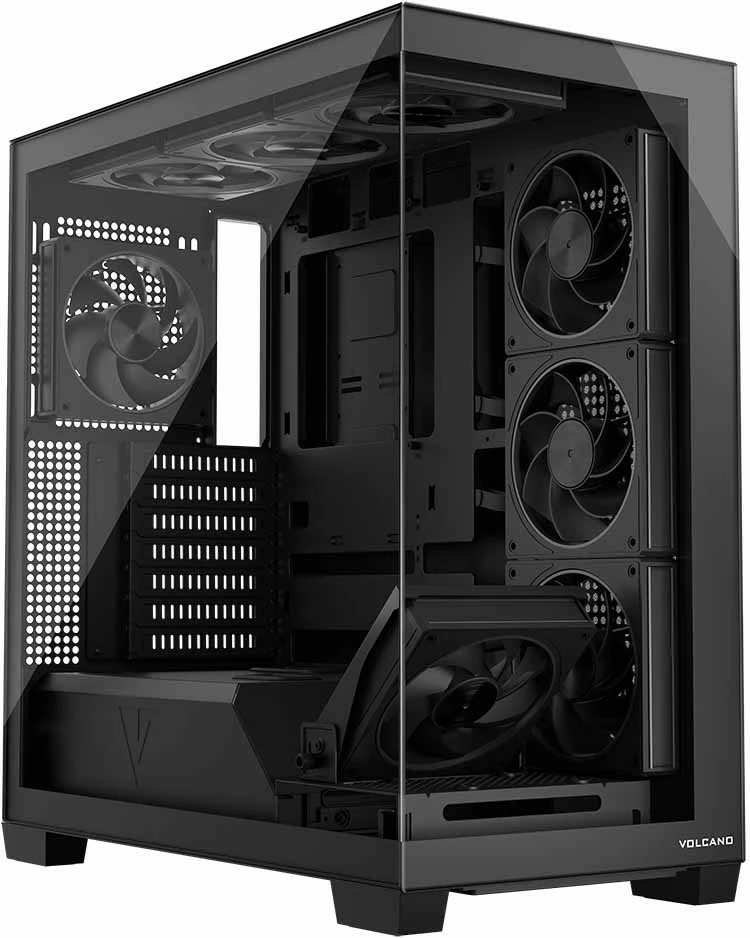 Kasë MODECOM STELLAR 8F ARGB, Midi Tower, e zezë