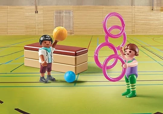 Set lodrash Playmobil Special Plus 71757, Gjimnastikë për fëmijë, 11 pjesë