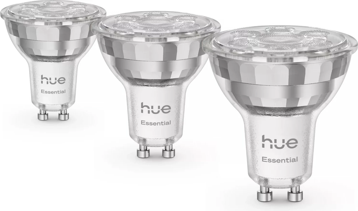 Llampa smart Philips Hue Essential WCA 345 GU10 3 copë