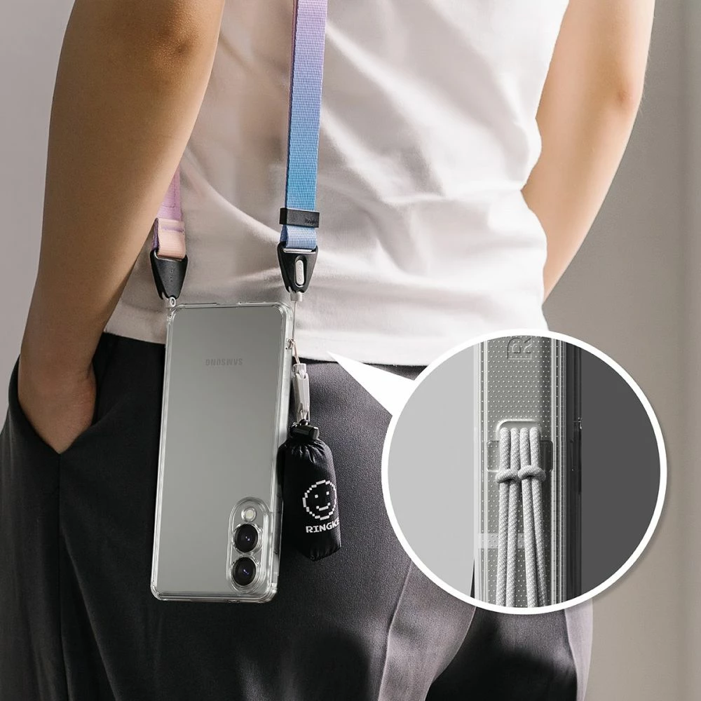 Mbështjellës Ringke Fusion për Samsung Galaxy S25 Edge, Transparent