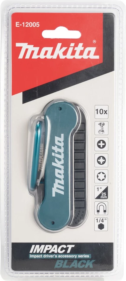 Set veglash Makita E-12005, 10 copë, kaltër