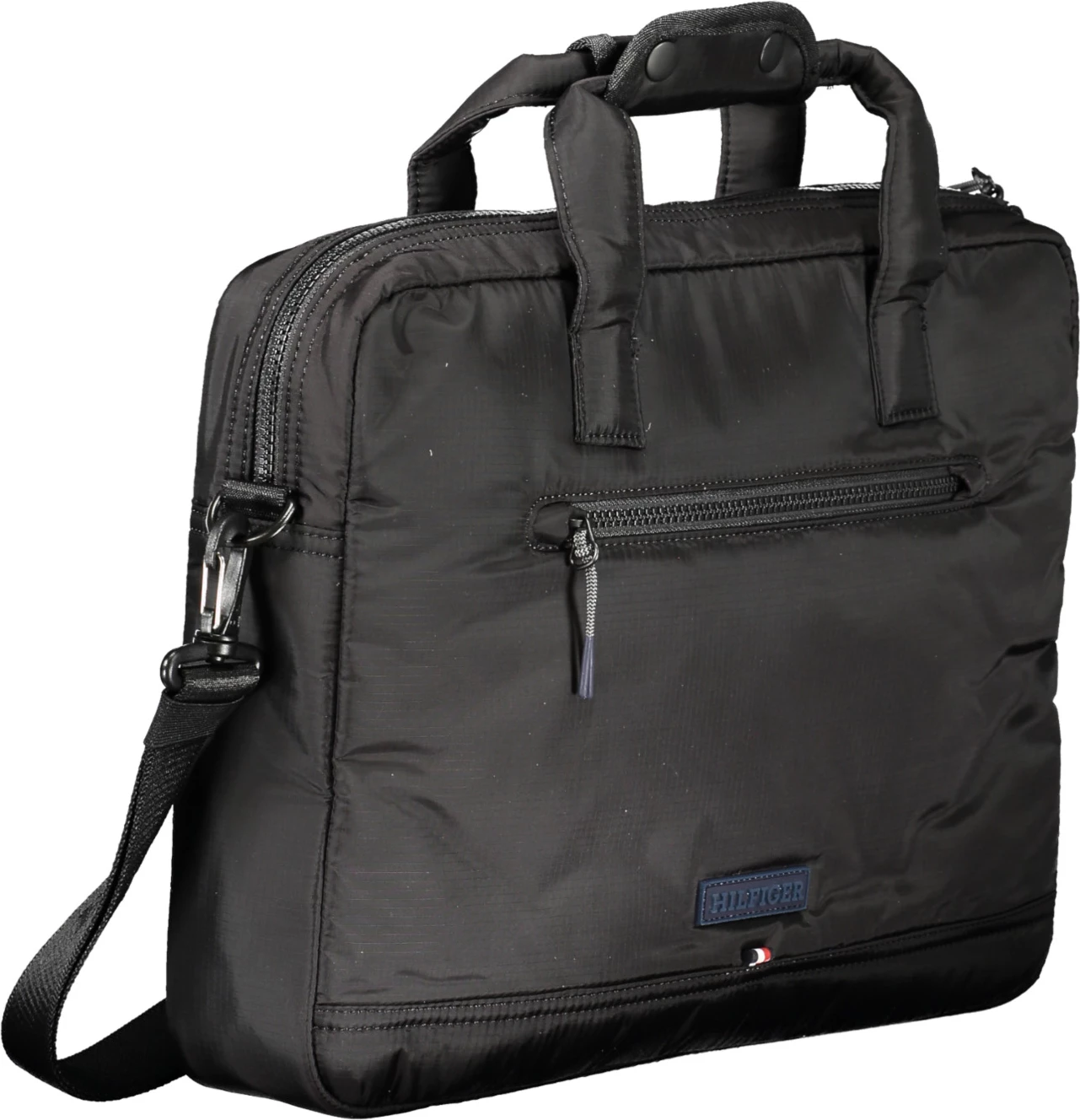 Çantë pune për meshkuj TOMMY HILFIGER, e zezë