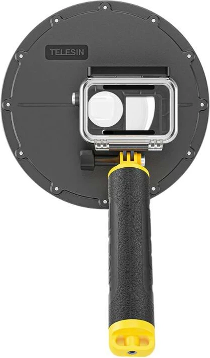 Kasë dome port Telesin OA-DMP-001 për DJI Action 3/4, efekt 50/50, deri 30m, me aksesorë