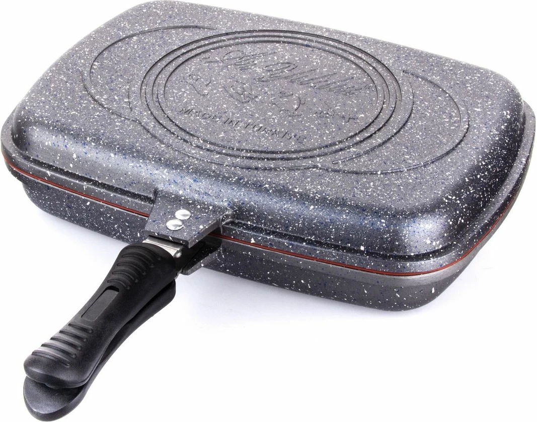 Tigan graniti dyansh, ngjyrë e zezë/gri/argjend/e kuqe, 36cm, Hermia Concept, 55OTC011062