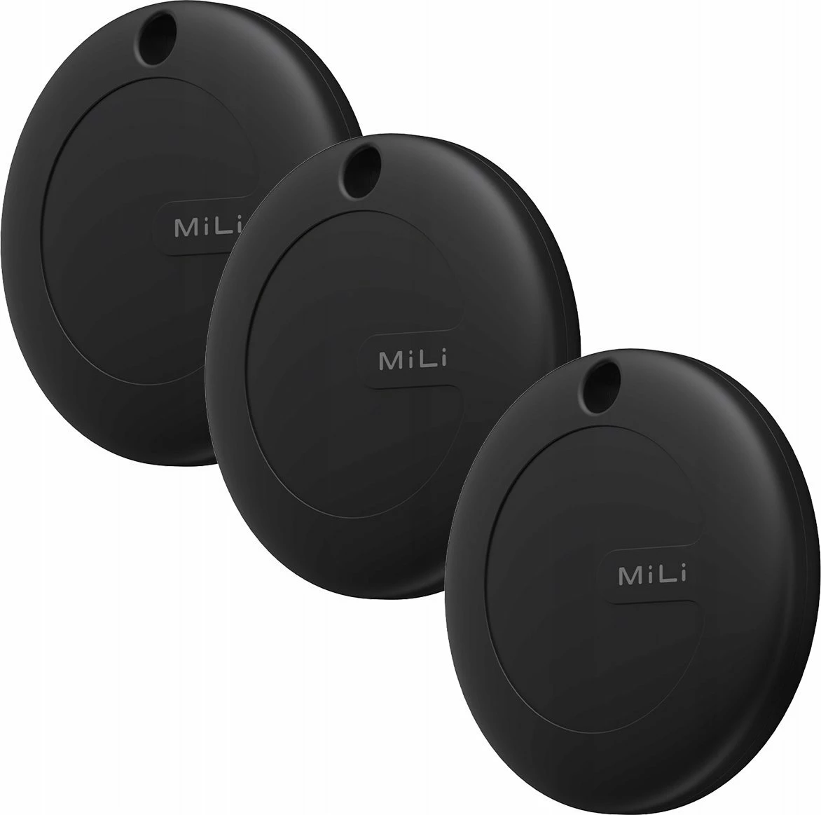 GPS lokator MiLi MiTag MiLi, IPX67, kompatibil me Google "Find My Device", set 3 copë, i zi