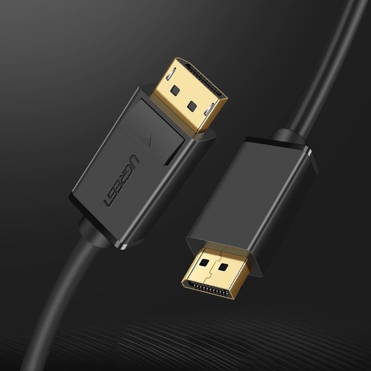 Kabllo DisplayPort Ugreen DP102 10244, 1m, 4K, e zezë