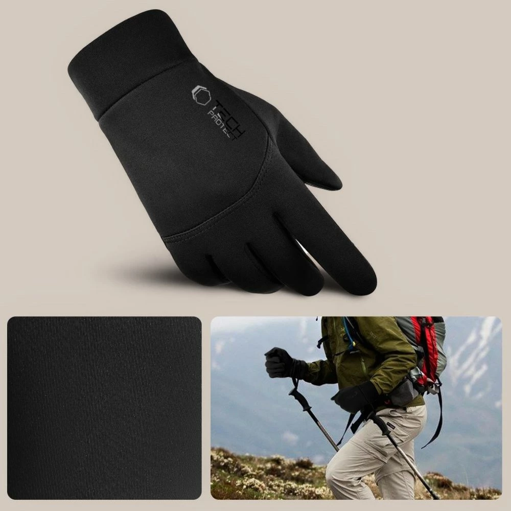 Doreza Tech-Protect WG01 me touch tips, të zeza, M