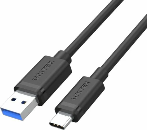 Kabllo USB-A në USB-C Unitek Y-C491BK 0.5 m USB 3.1/3.0 e zezë