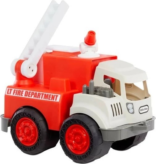 Kamion zjarrfikës lodër Little Tikes Dirt Diggers, për fëmijë, Kuq/Bardhë