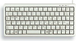 Tastierë Cherry G84-4100 mini, USB, QWERTY, gri