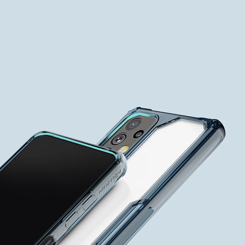 Mbështjellës Nillkin Nature Pro për Samsung Galaxy A73, transparent, i bardhë