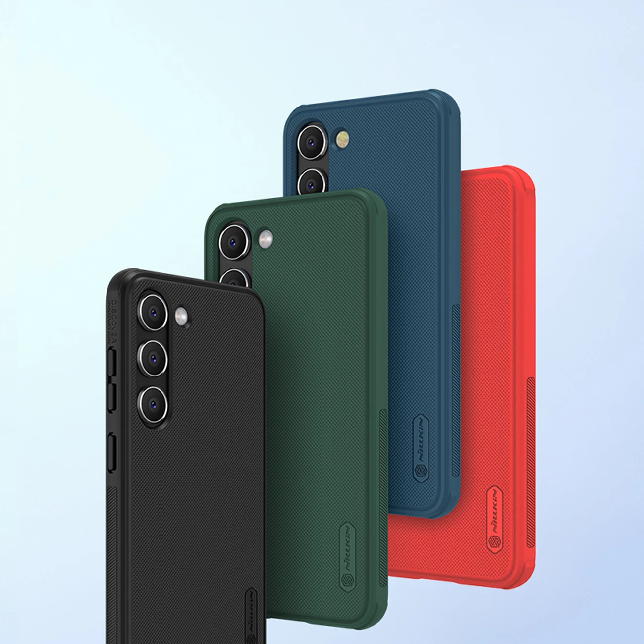 Mbështjellës Nillkin Super Frosted Shield Pro për Samsung Galaxy S23+, i kuq