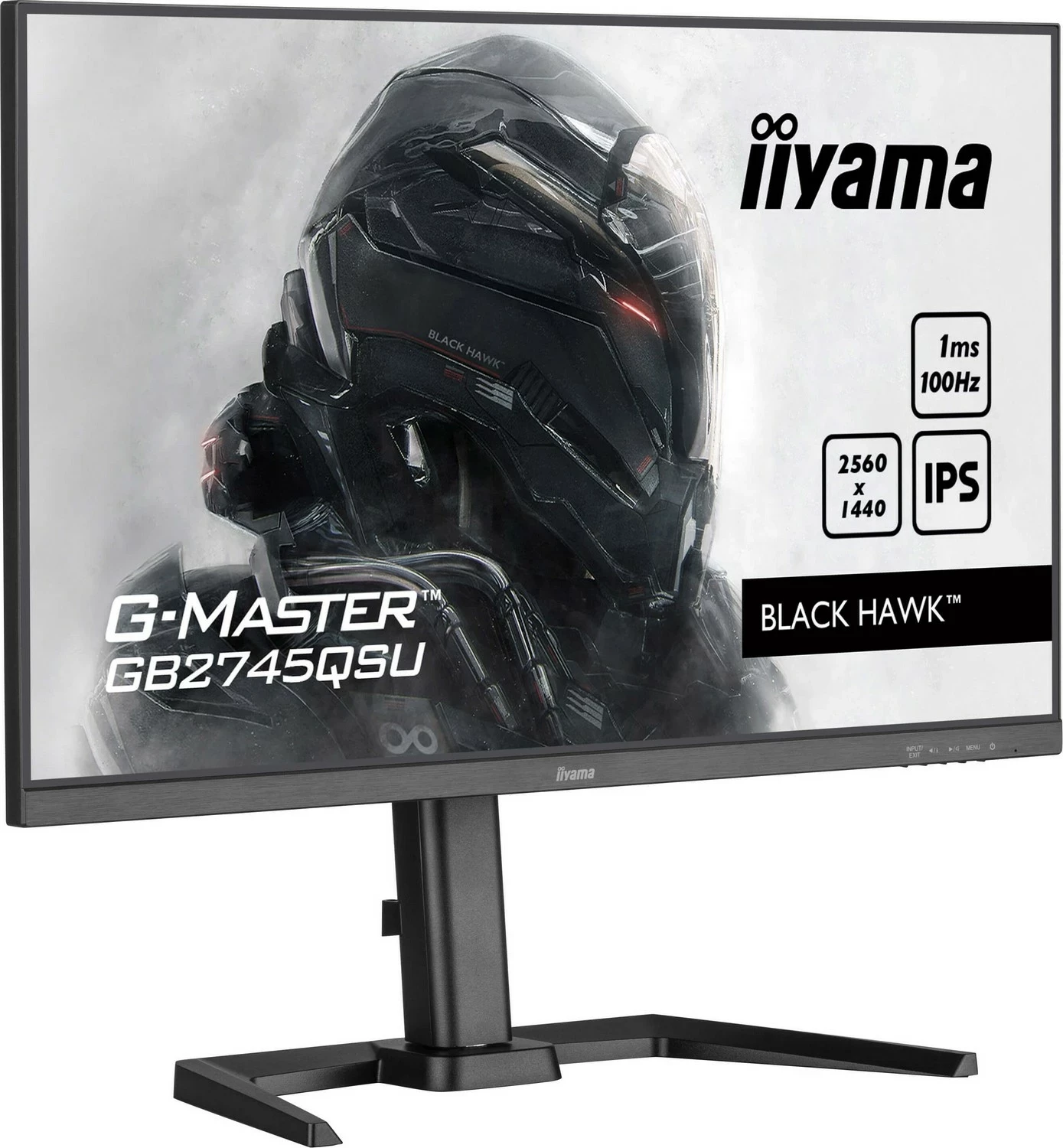 Monitor iiyama G-Master GB2745QSU-B2, 27 inch, 2560x1440, për lojtarë, e zezë