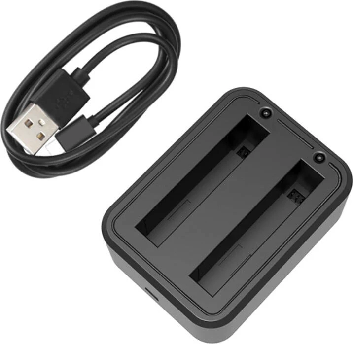 Karikues USB me dy kanale Puluz PU818 për Insta360 X3, i zi