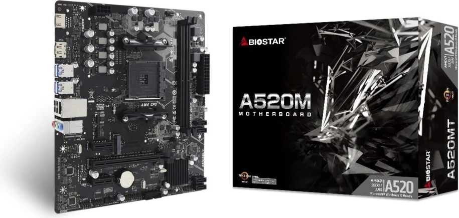 Plakë amë Biostar, AMD A520, micro ATX