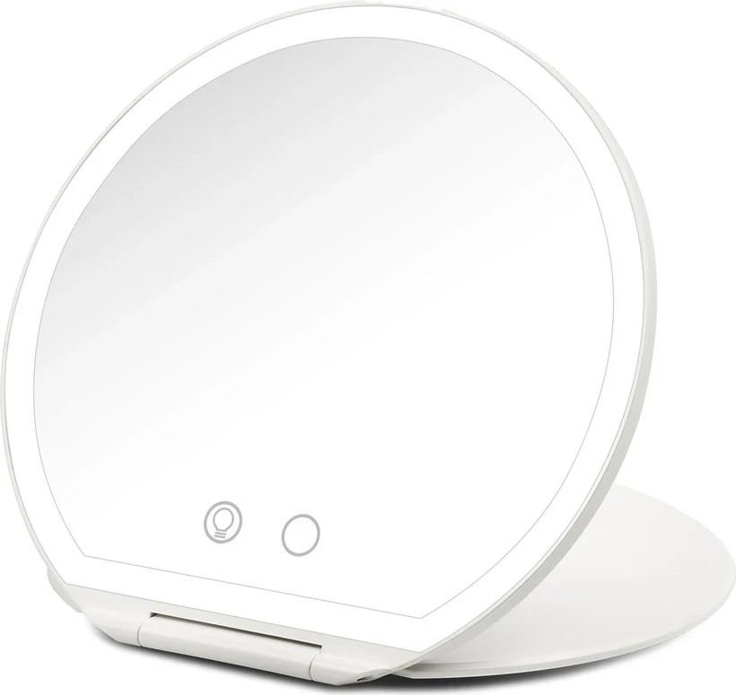 Pasqyrë make-up Girmi BE03, e bardhë