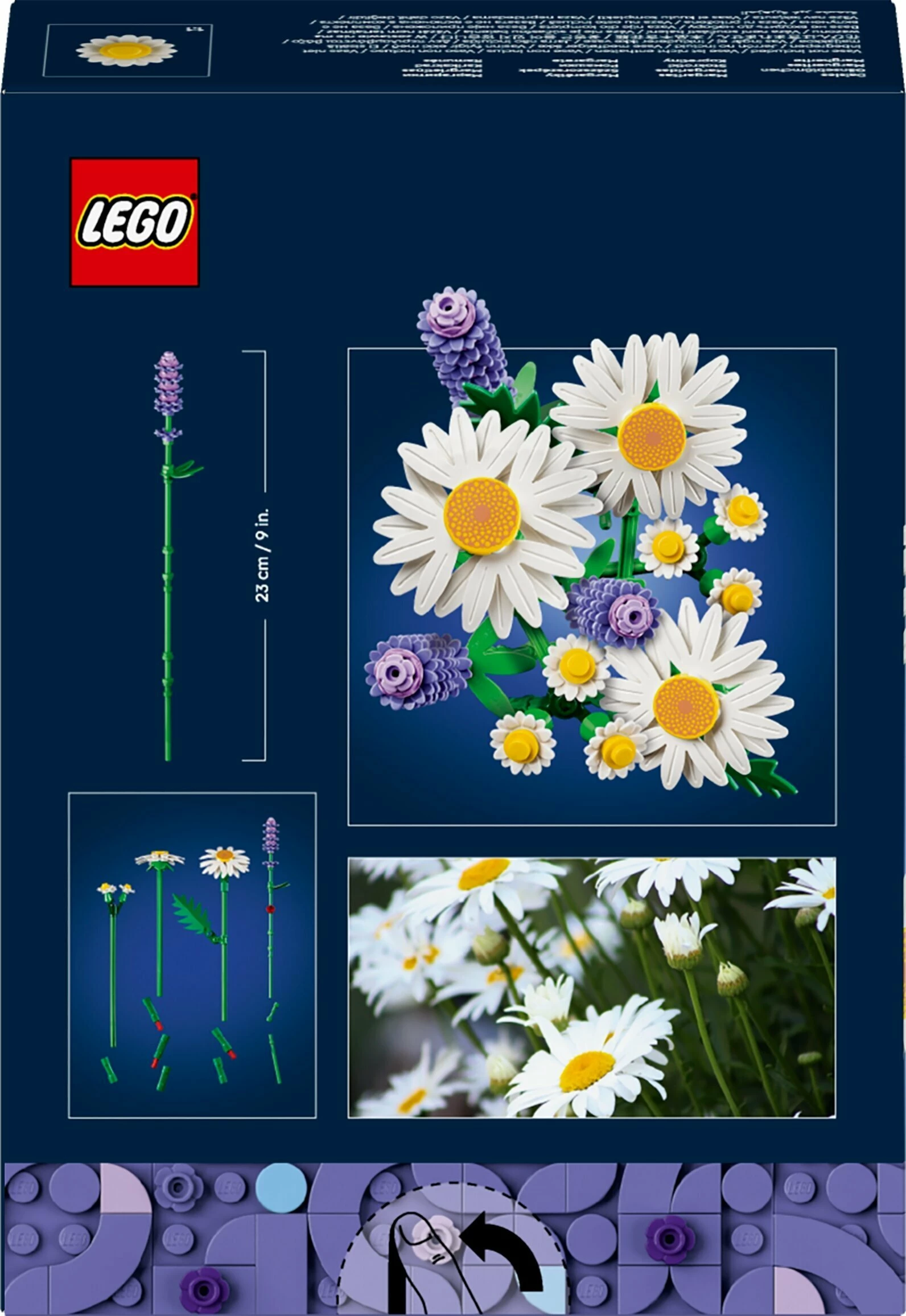Set ndërtimi LEGO Botanicals Daisies 11508, 133 copë, 9+