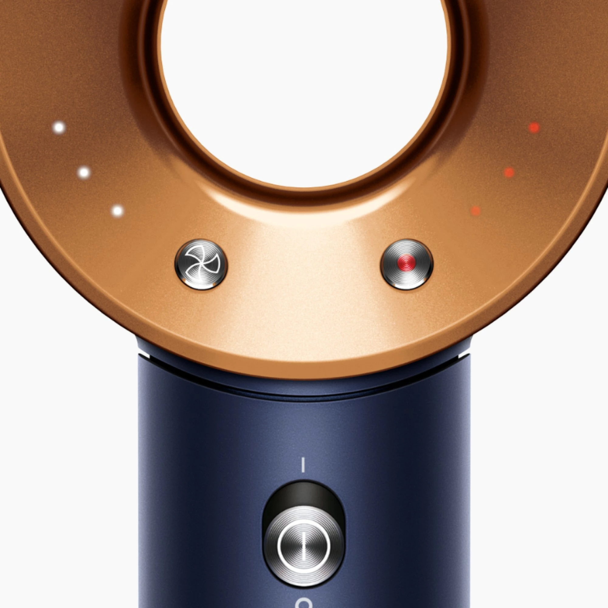 Tharëse flokësh Dyson Supersonic, 1600W, 3 shtojca, natë blu/bakër