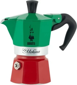 Set French press Bialetti 0.5L alumini, e zezë/e gjelbër/e kuqe