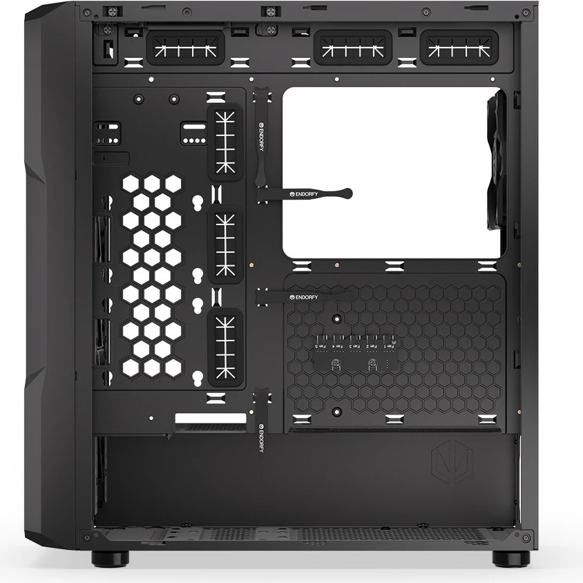 Kasë Endorfy Regnum 400 Air, Midi Tower, Tempered Glass, E zezë