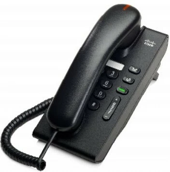 Telefon IP Cisco 6901, 1 portë LAN, PoE, charcoal