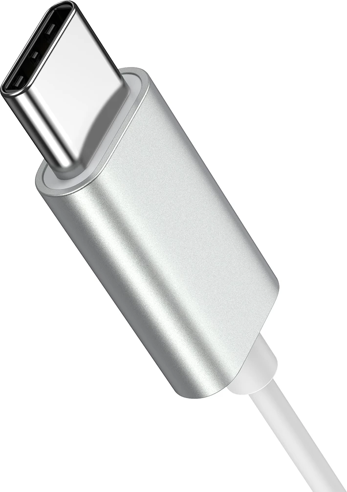 Kufje Joyroom JR-EC06 me USB-C, in-ear, argjendi