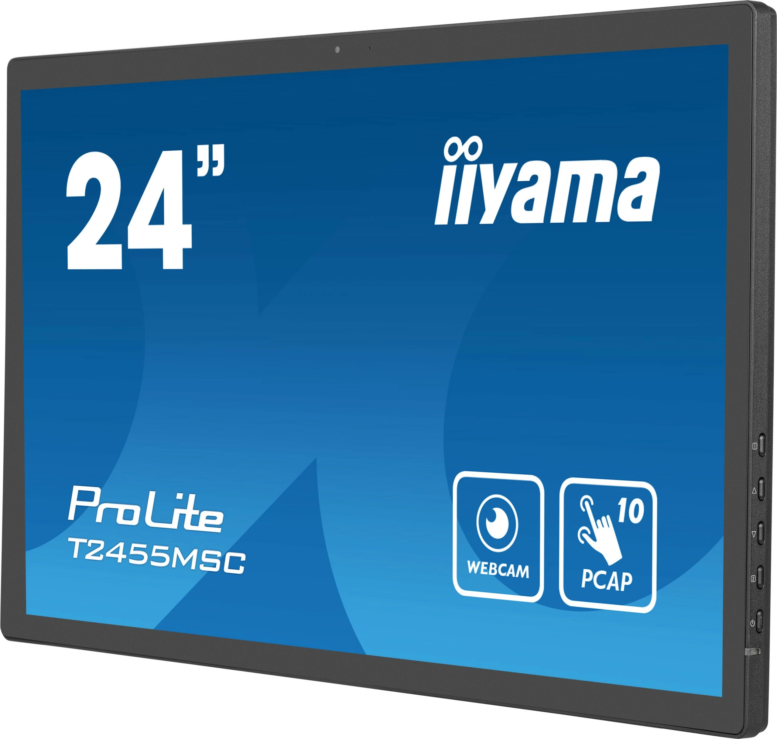 Monitor iiyama T2455MSC-B1, Digital signage flat panel, 61 cm (24"), LED, 1920 x 1080 pixels, i zi