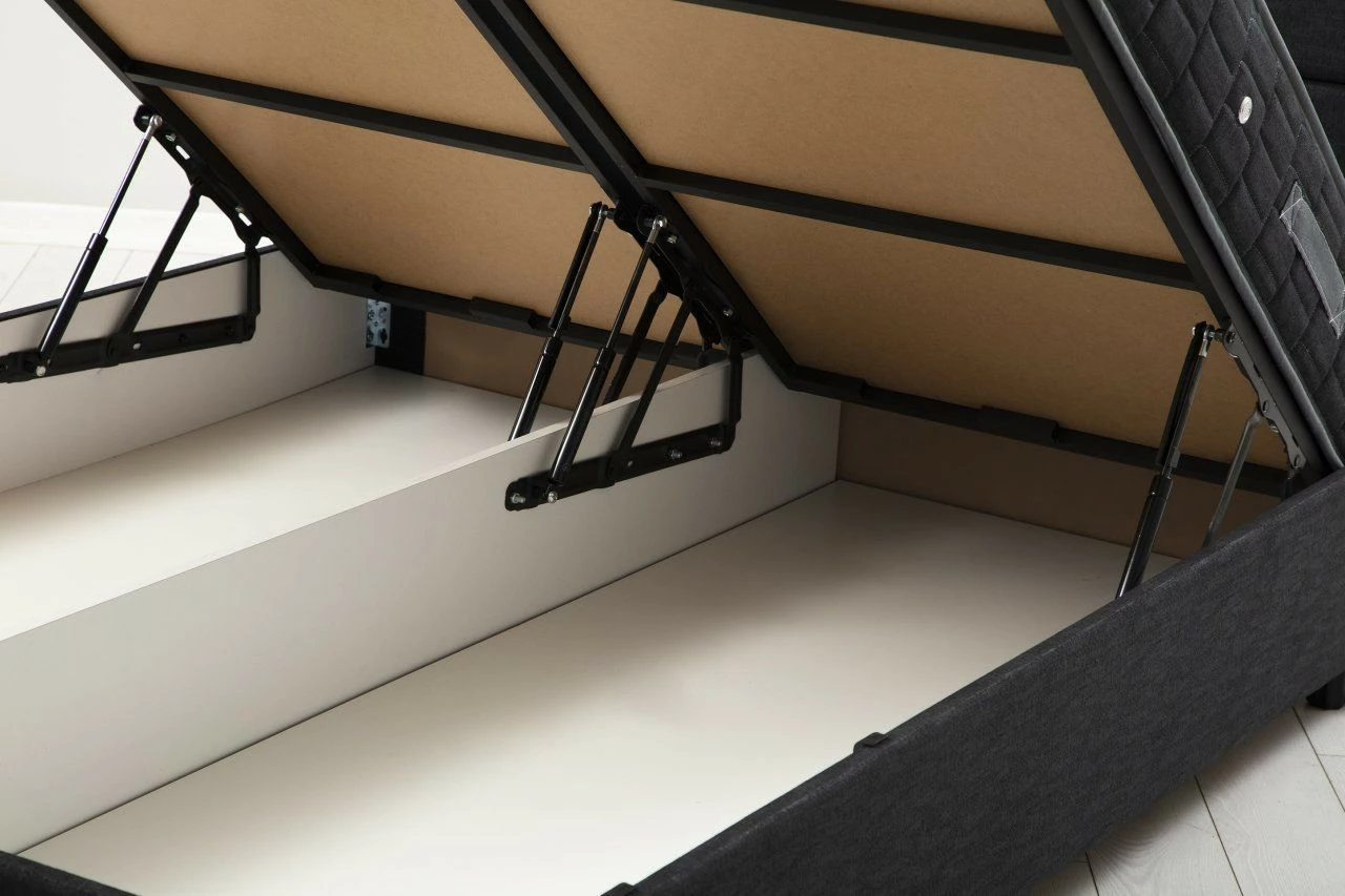 Set dysheku, baza dhe shtrati, ngjyrë antracit, Skye Decor, 140x200cm