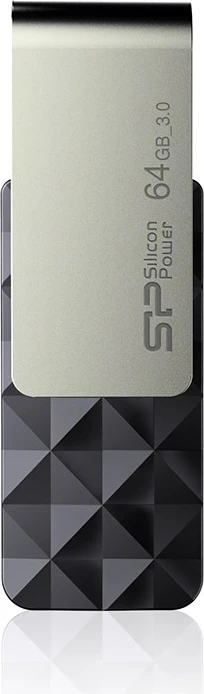 USB flash drive Silicon Power, 64 GB USB Type-A 3.0, e zezë