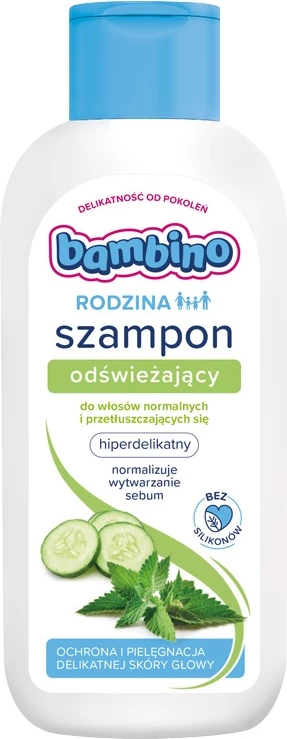 Shampon familjar Bambino Family Refreshing, 400ml