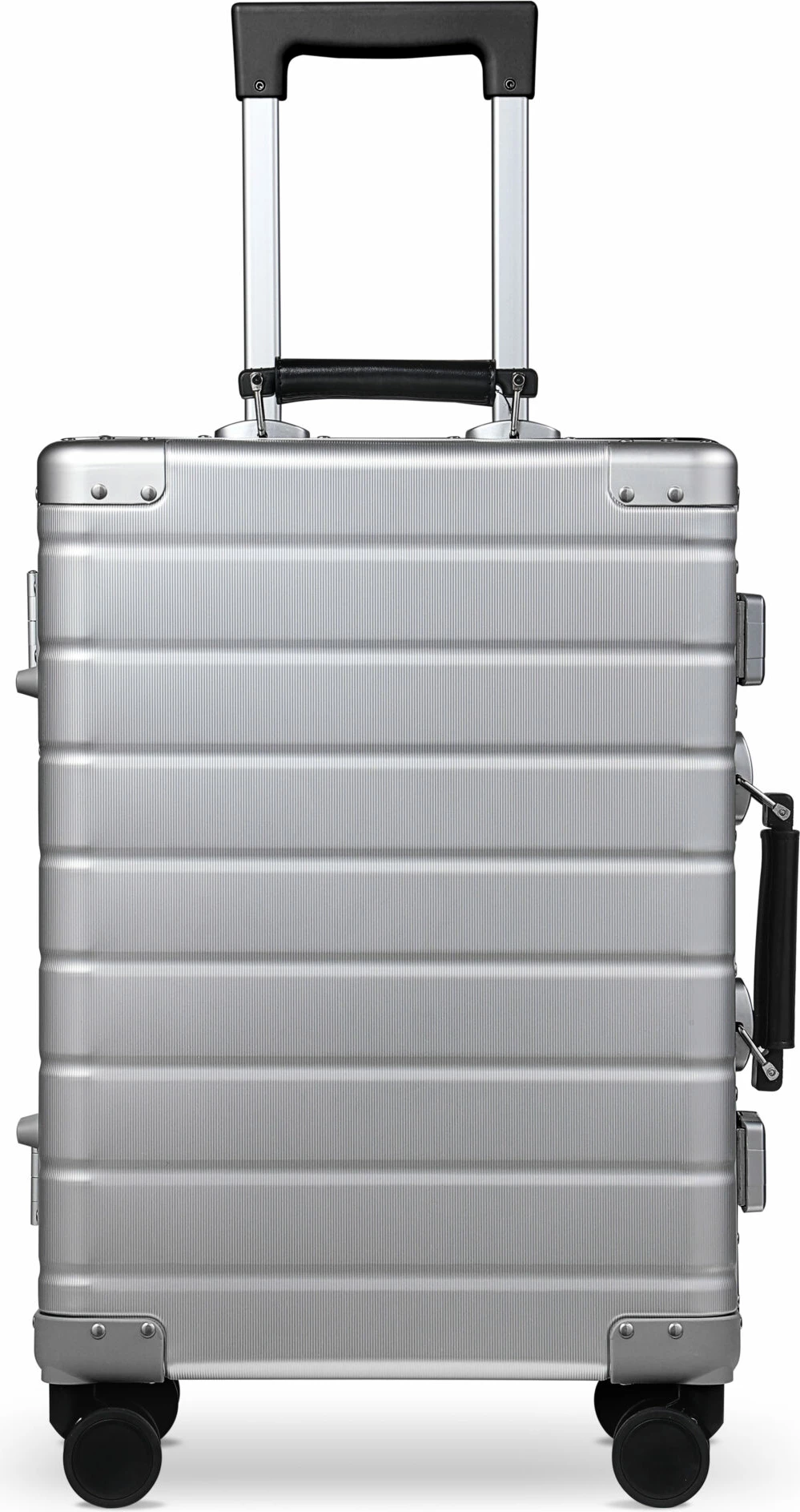 Valixhe udhëtimi Twopoint QL-03 24\", aliazh alumini-magnez, rrota 360°, dry TSA me kombinim, waterproof, argjendtë
