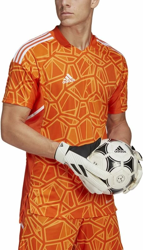 Fanellë adidas Condivo 22 për portier, me mëngë të shkurtra, portokalli