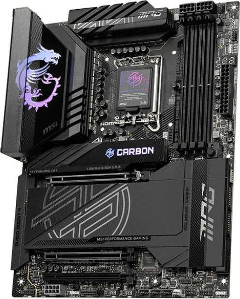 Pllakë amë MSI MPG Z890 CARBON WIFI, Intel, LGA 1851, 256 GB, e zezë