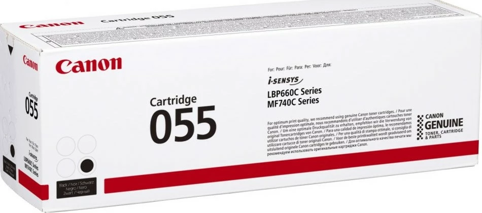 Toner Canon 055, 2300 faqe, i zi, 1 copë