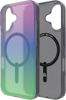 Mbështjellës Zagg Milan Snap për iPhone 16, me MagSafe, Violet/Gjelbër