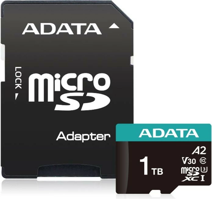 Kartelë memorie microSDXC ADATA Premier Pro 1TB me adapter SD, UHS-I U3 V30 A2