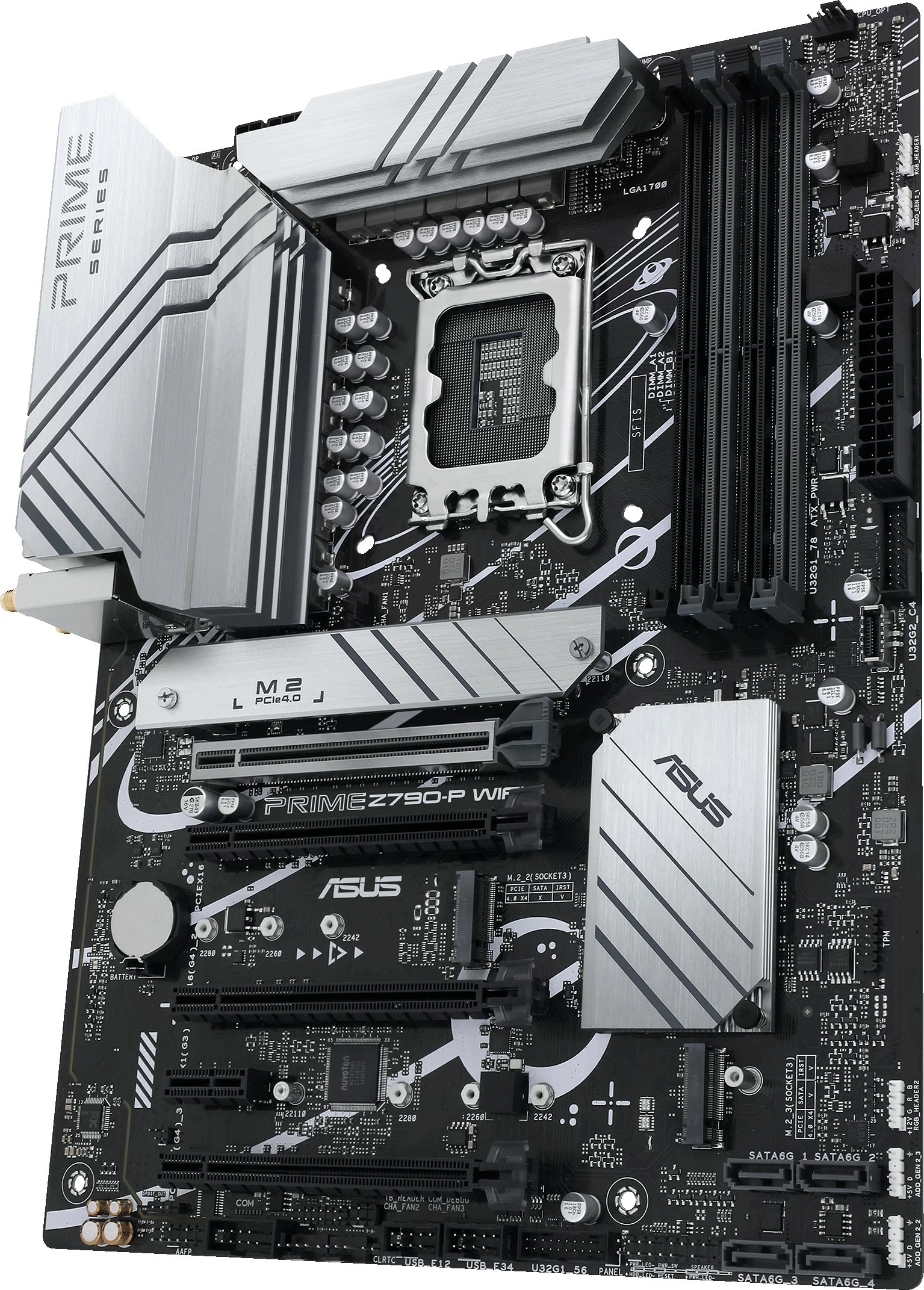 Pllakë amë ASUS PRIME Z790-P WIFI, Intel, LGA 1700, DDR5-SDRAM, 128 GB