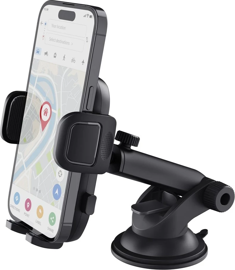 Mbajtës celular Trust Runo, i zi