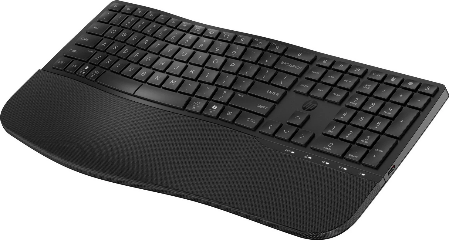 Tastierë me maus HP 680 Comfort Dual-Mode, wireless, Bluetooth, e zezë
