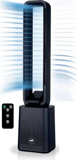 Ventilator kullë 2n1 me pastrues ajri, Elit CARBON24, 50W, filtër karboni, timer 15 orë, me telekomandë