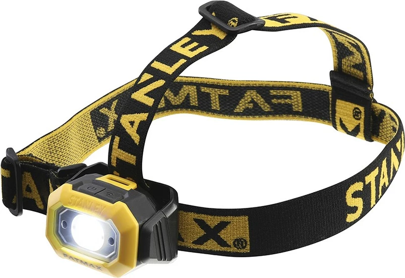 Lampë ballore Stanley FMHT81509-0, LED 200 lm, sensor lëvizjeje, IP54, me 3xAAA (të përfshira), e zezë/verdhë