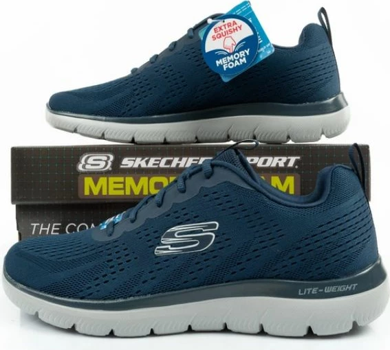 Atlete për meshkuj Skechers, të kaltërta [Madhësia: 42]