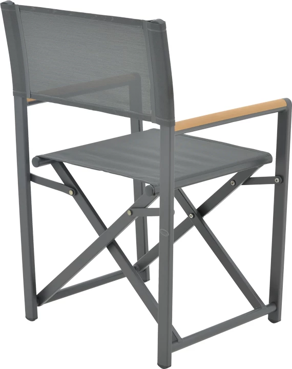 Karrige regjisori Mabu, ngjyrë e errët gri, alumin, 56x48x86cm