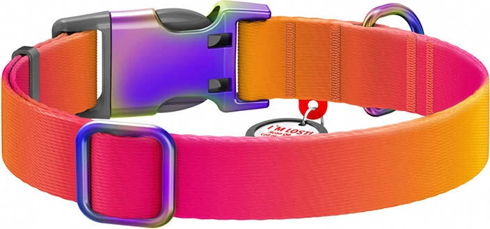 Qafore qeni Waudog, XL, rPET, me QR kod, portokalli