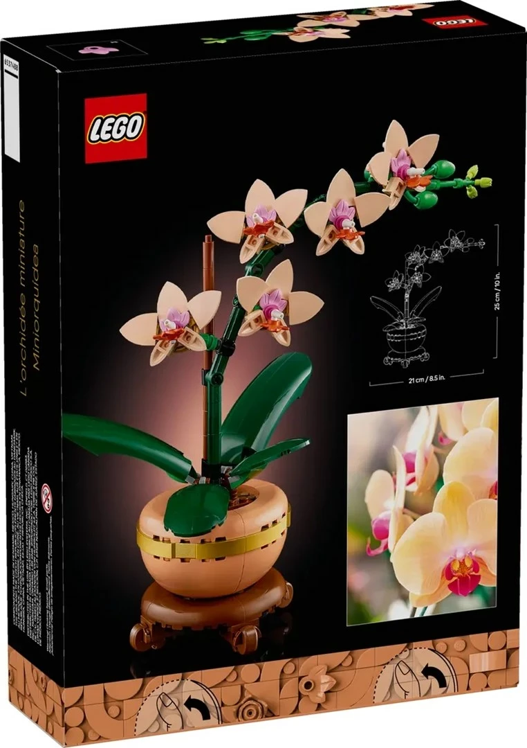 Set LEGO ICONS 10343 The Botanical Collection - Mini Orchid