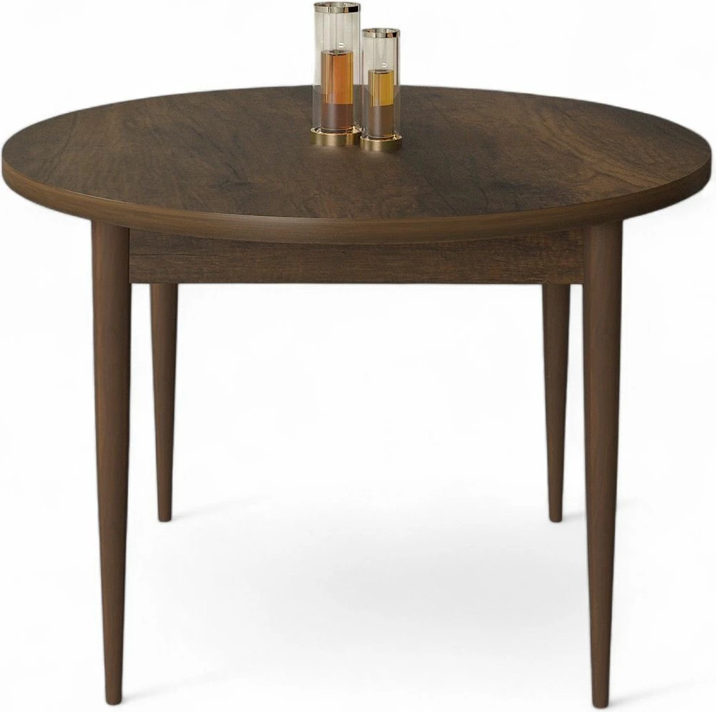 Tavolinë ngrënieje Hanah Home, Rox - Barok, kafe