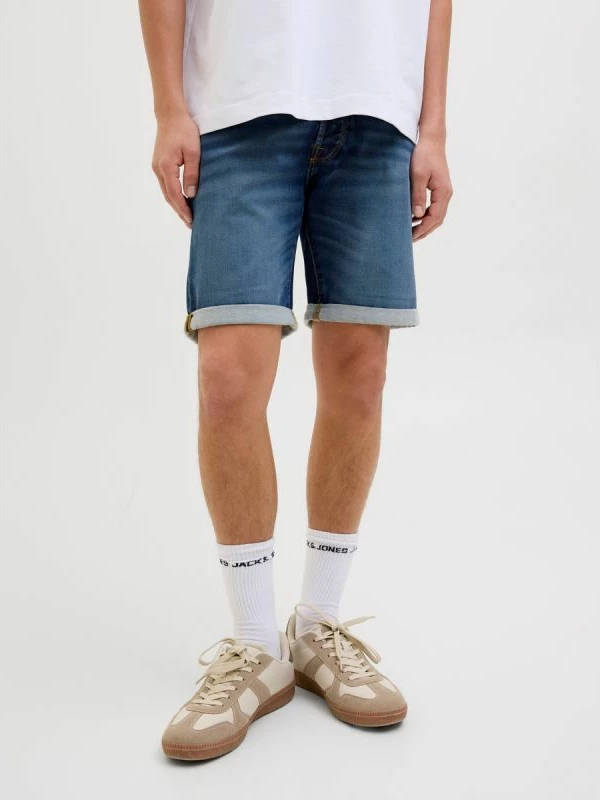 Shorce denim Jack&Jones JJIRICK JJICON IK 12269605, blue